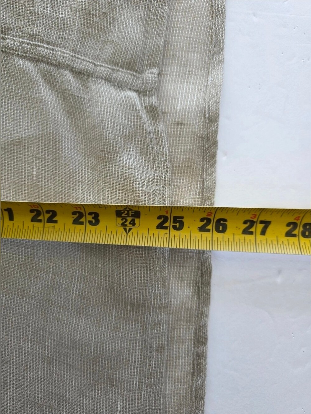 Flax by Jeanne Engelhart Aria Tee In Beige Lightweight Sheer Linen Gauze Sz M - Picture 12 of 12